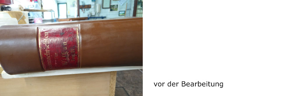 Buchbindearbeiten – Beispiel 1