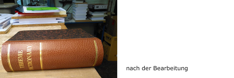 Buchbindearbeiten – Beispiel 2